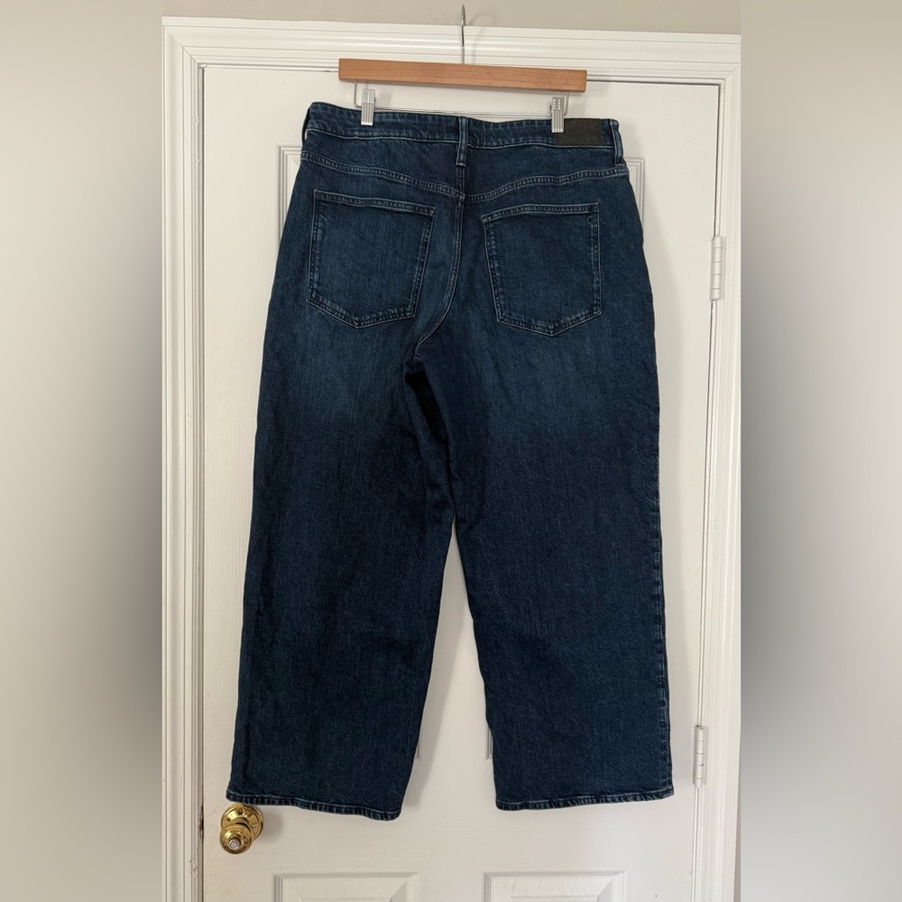 Madewell The Perfect Vintage Wide-Leg Jeans Women’s Size 32 Dark Wash - Picture 5 of 8